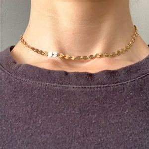 Gold Plated Fleck Choker